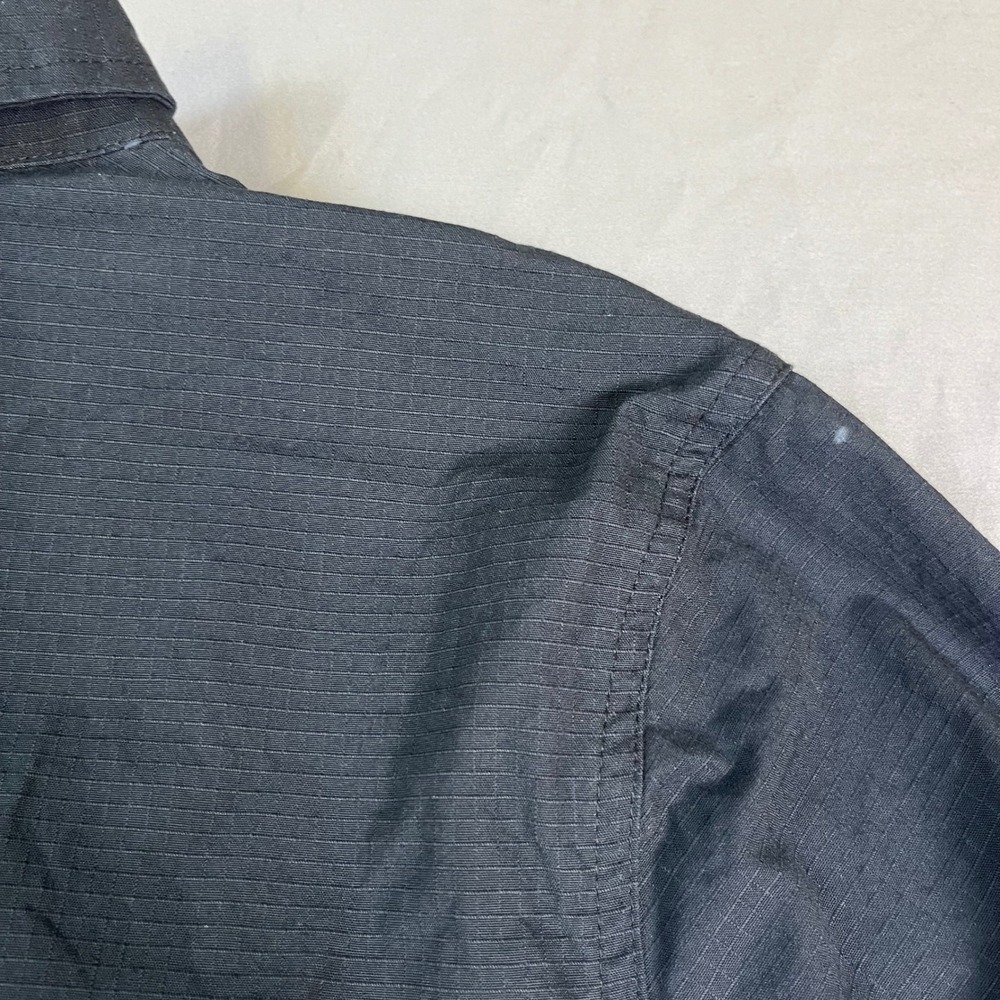Nike SB Flex Coaches Chore Jacket Black Ripstop Utility Skate Coat Mens Large L - Picture 10 of 16